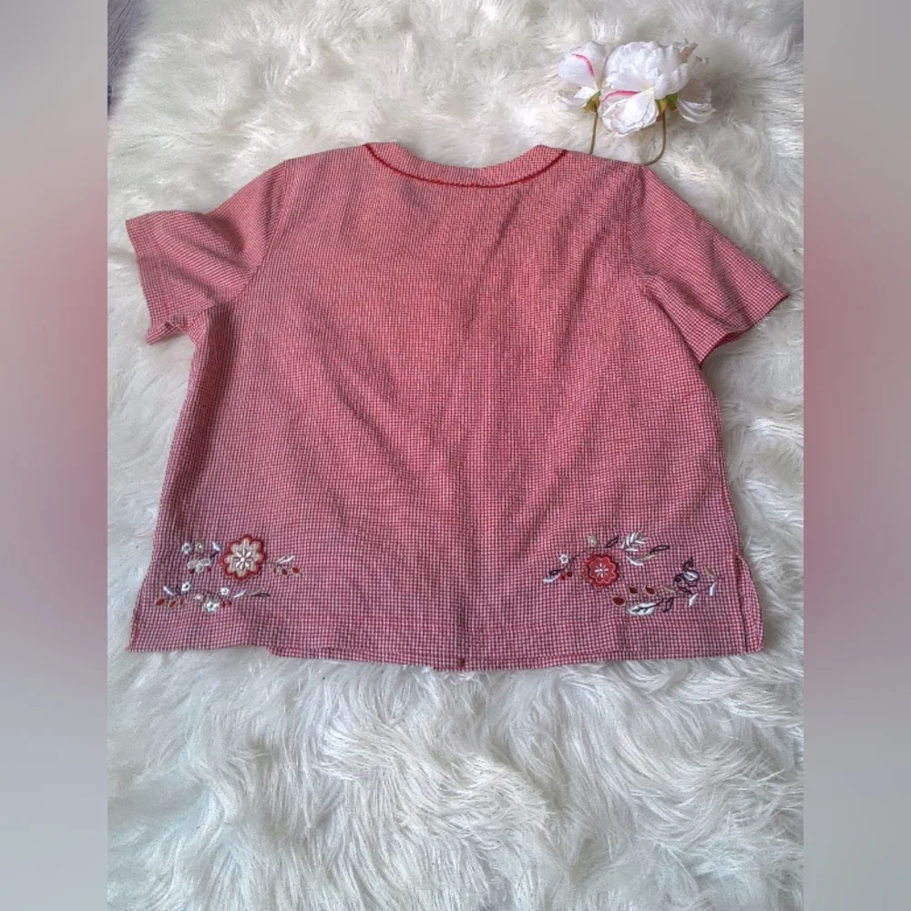 Koret vintage Pink Floral Shirt Size M - Picture 3 of 3